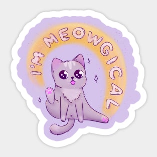 Meowgical Cat Self Love Sticker